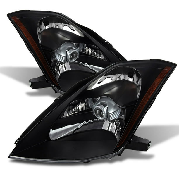 Black Bezel For 2003-2005 Nissan 350Z HID Type Fairlady Z33 Model Projector Headlights Driver/Passenger Pair Replacement Black Bezel For 2003-2005 Nissan 350Z HID Type Fairlady Z33 Model Projector Headlights Driver/Passenger Pair Replacement